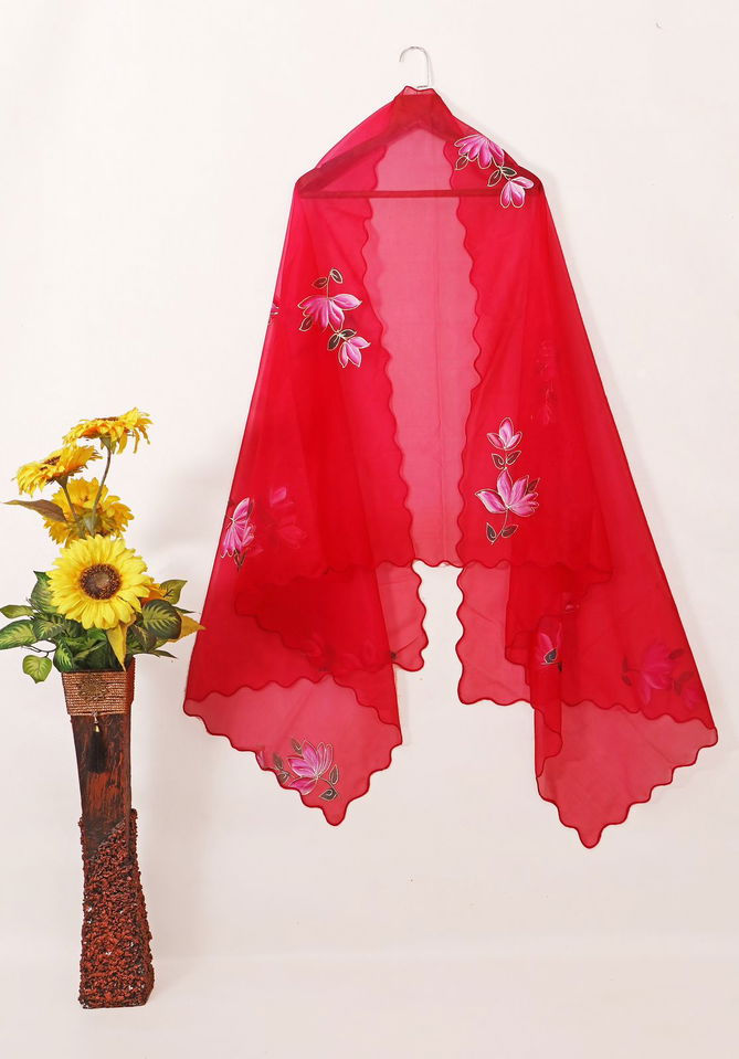 Kanz Scarf Hand Print Stylish Dupatta Catalog
